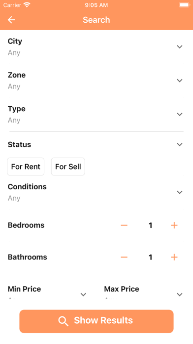 Online Platform Real Estate Screenshot