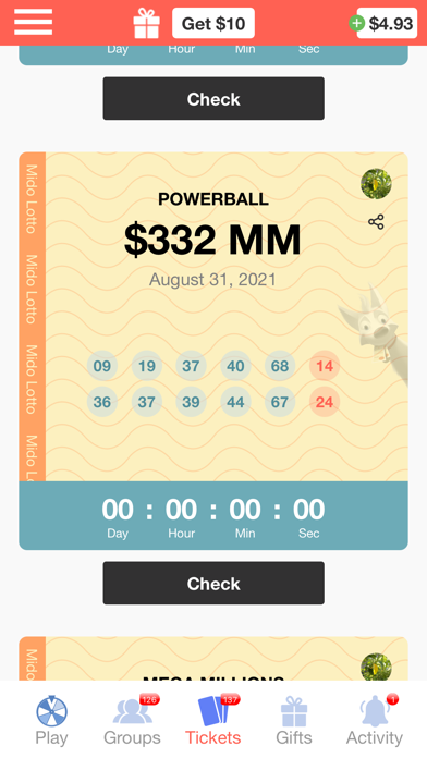 MidoLotto: Play the Lottery Screenshot