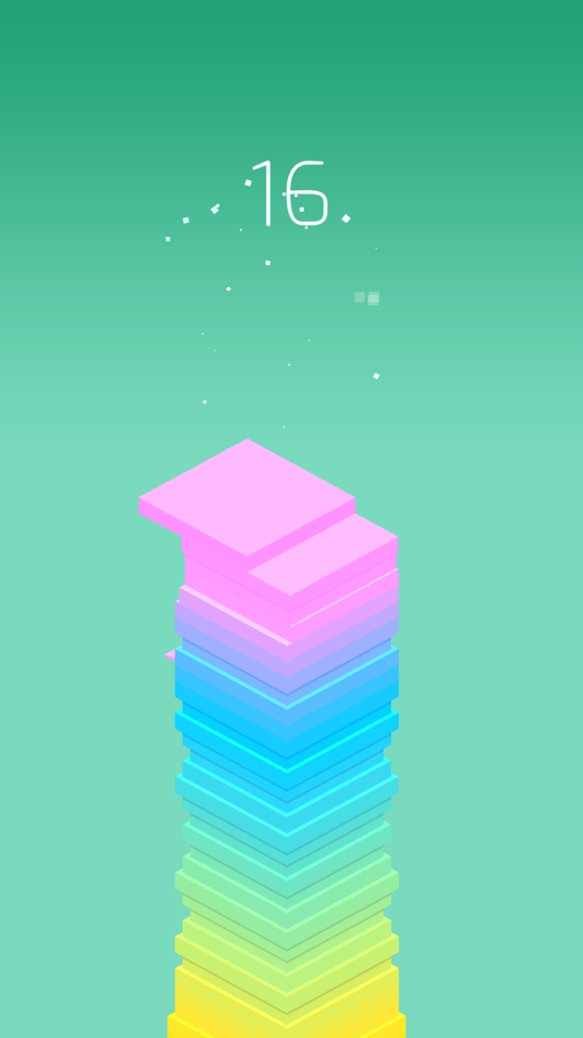 #2. Rainbow Stacking (iOS) 由: Kevin Merz