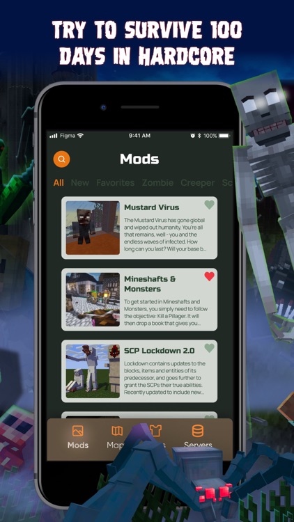 Horror Mods Maps for Minecraft