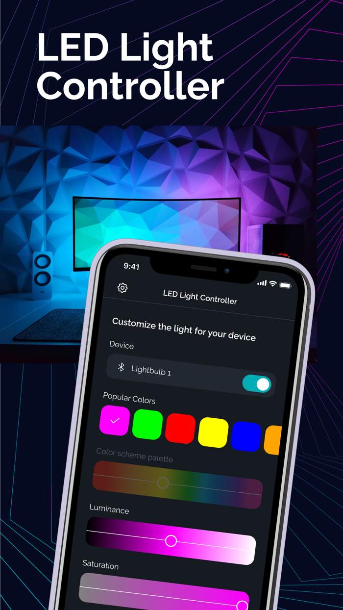 RGB LED Light Lamp Controller