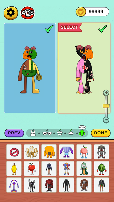 Couple Mix Monster: Makeover Screenshot