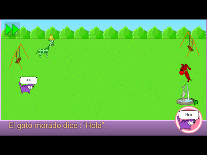 Red Giraffe Says Hello