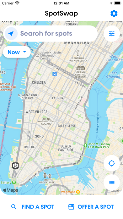SpotSwap: On-Street Parking Screenshot