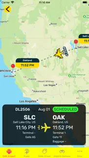 oakland airport (oak) + radar iphone screenshot 3