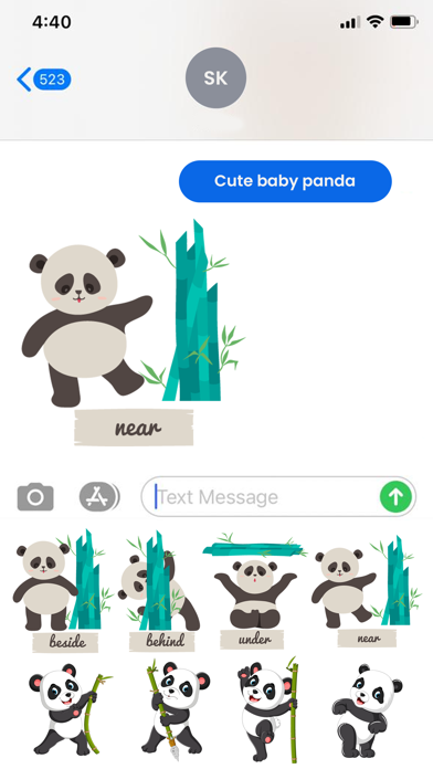 Baby Panda Stickers!のおすすめ画像4