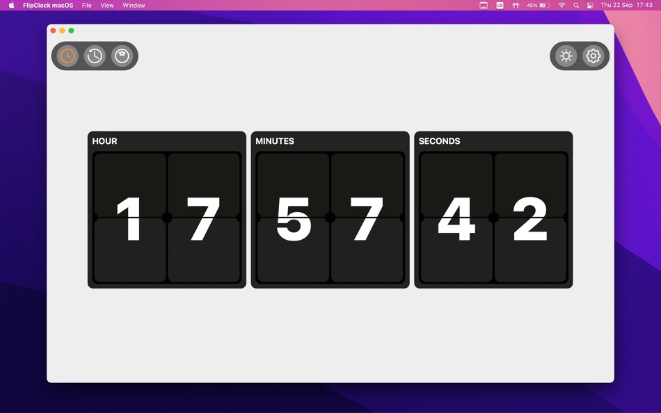 #1. FlipClock: Watch Screensaver (macOS) 由: Vladislav Kovalyov