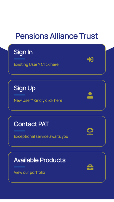 PAT Mobile App Screenshot