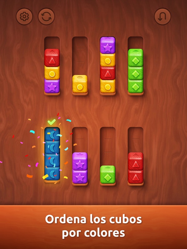 Colorwood Sort Juego de Puzzle screenshot 9