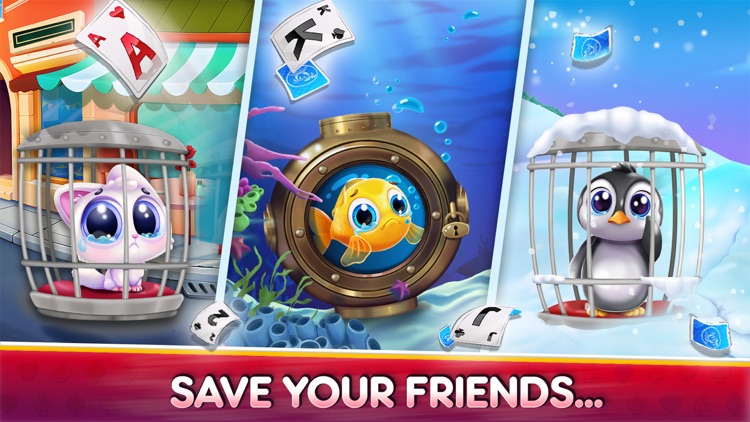 Solitaire TriPeaks Save Animal