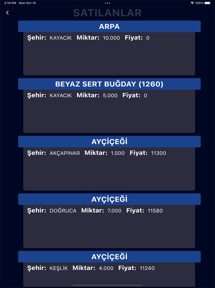 Bandırma TB Salon Satış