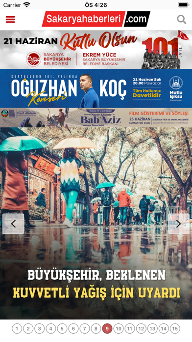 Sakarya Haberleri Screenshot