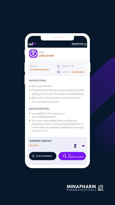 Minapharm VidU Screenshot
