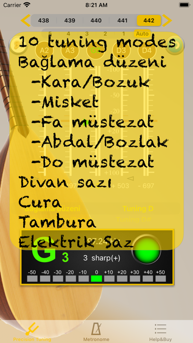 Baglama Tuner - Bağlama Screenshot
