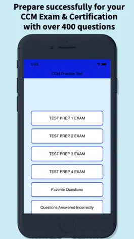 Game screenshot CCM Practice Test mod apk