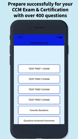 CCM Quiz Test screenshot 1