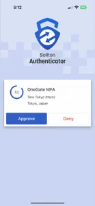 Soliton Authenticator screenshot #1 for iPhone