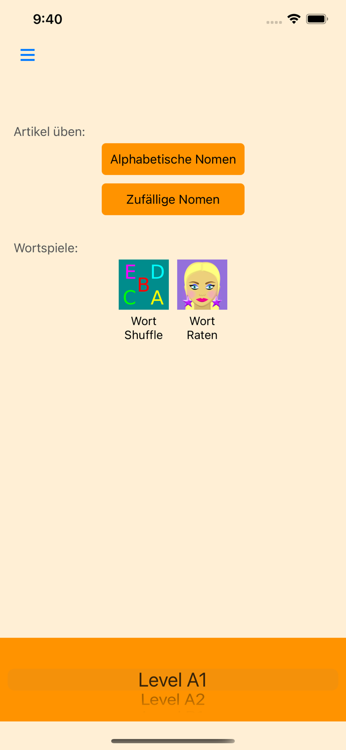 German Article A1 A2 B1