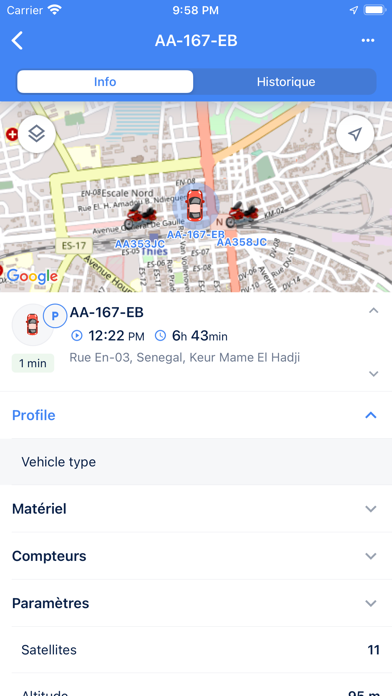ACCESS GEOLOC Screenshot