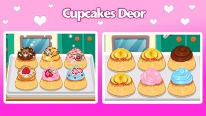 Peach Cupcake Cooking Screenshot