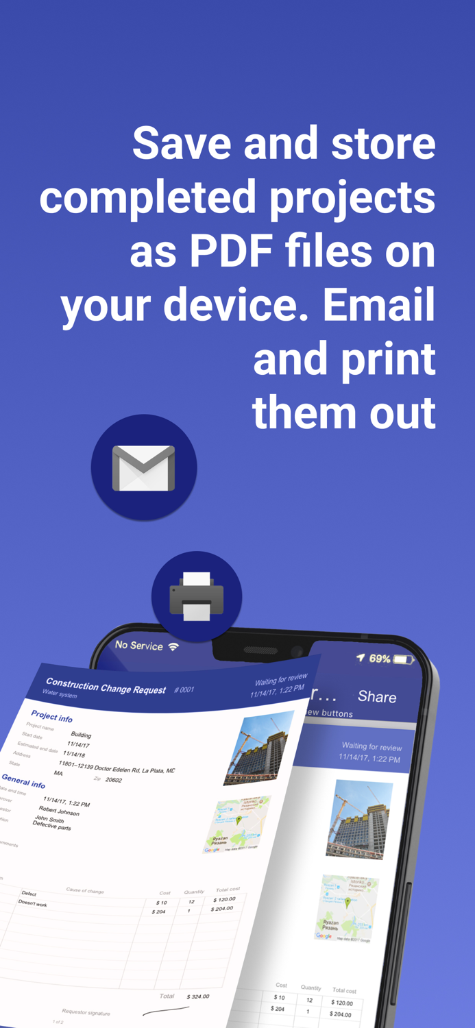 Construction Change Order App