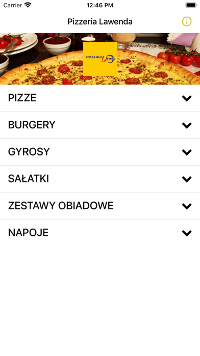 Pizzeria Lawenda Screenshot