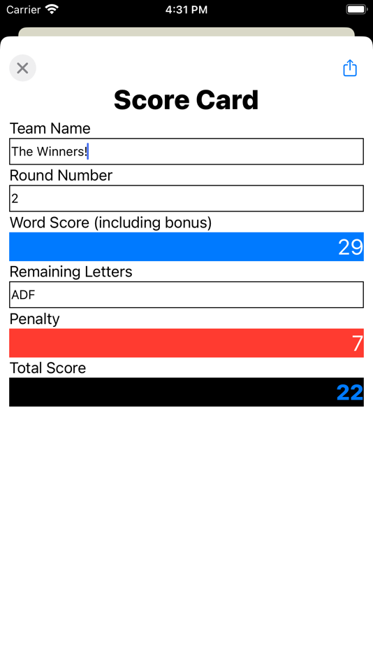 #2. Scrum Score (iOS) Podle: Robert Powell
