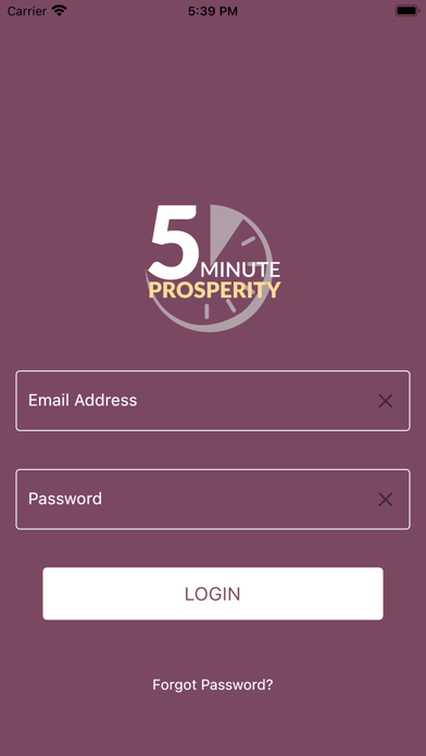 5 Minute Prosperity Screenshot
