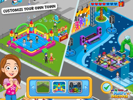 My Town - City Life Story game iPad screenshot 2 - Education app