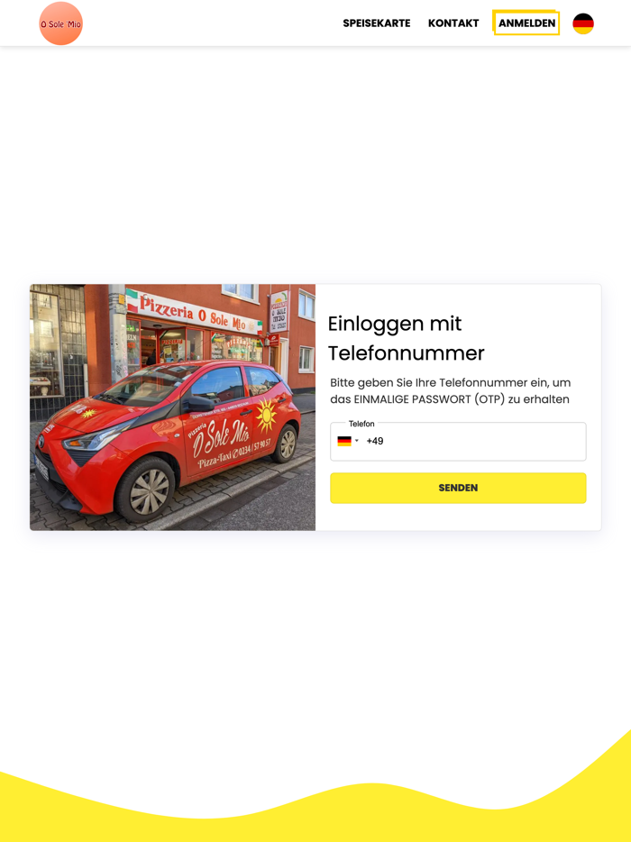 Pizzeria O Sole Mio Boch.