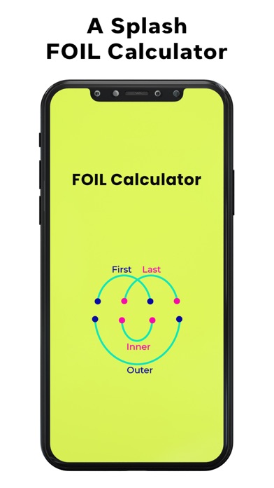 FOIL Binomials Calculator Screenshot