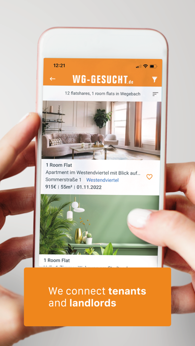 Screenshot #1 pour WG-Gesucht.de - Find your home