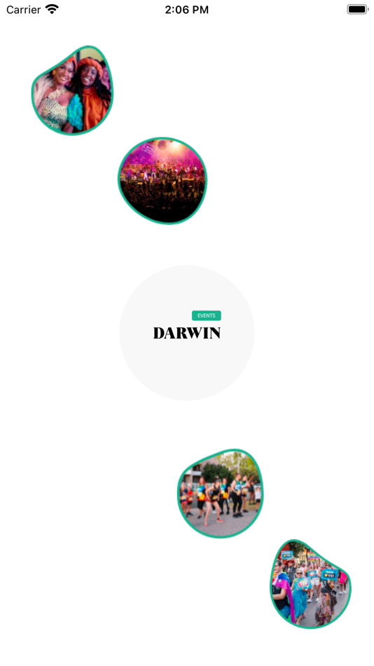 #1. Darwin Events Live (iOS) Podle: SAMAR AHMAD
