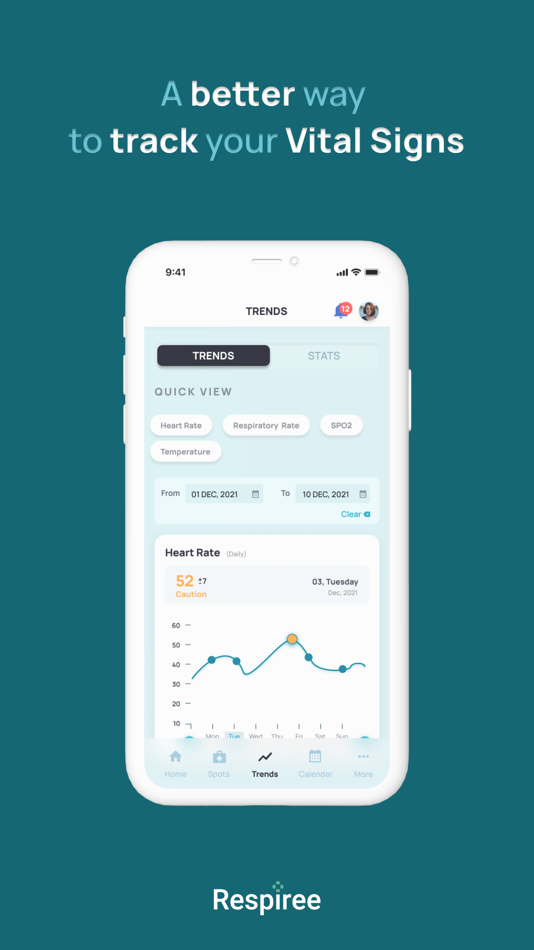 #2. Respiree Mobile - US (iOS) 由: Respiree