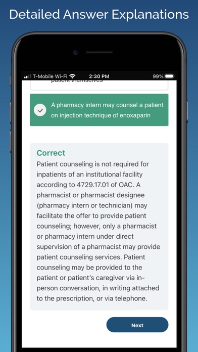 MPJE Ohio Test Prep Screenshot