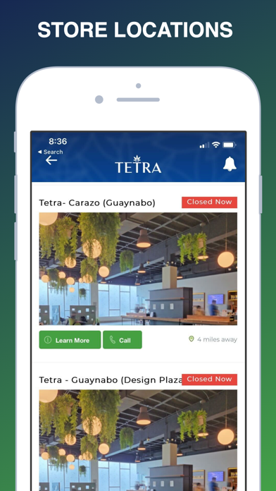 Tetra Dispensary Screenshot