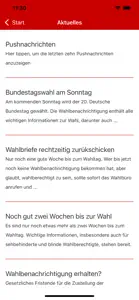 WAHLINFO-APP screenshot #2 for iPhone