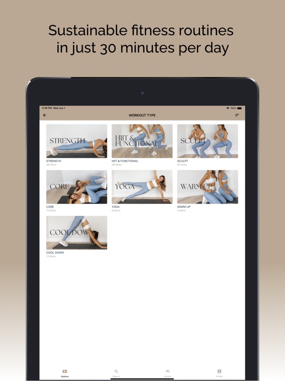 Build and Burn iPad screenshot 3 - Health & Fitness app