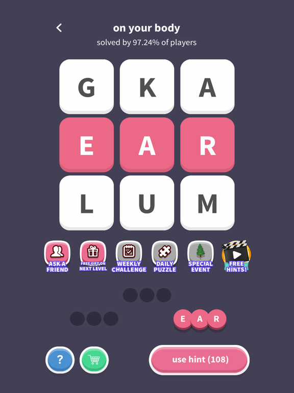 Screenshot #4 pour WordWhizzle Search