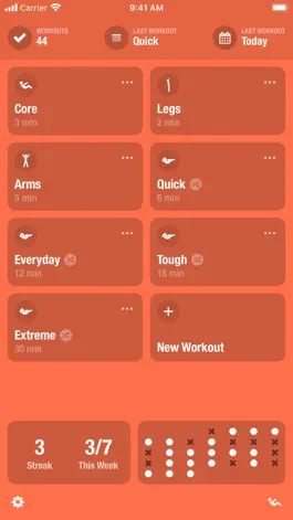 Game screenshot Streaks Workout apk