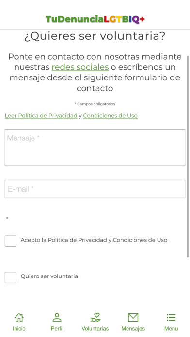 TuDenunciaLGTBIQ Screenshot