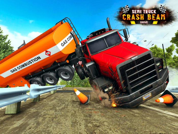 Semi Truck Crash Beam Drive