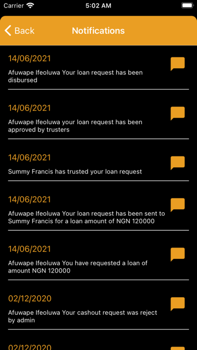 Entrepreneurs Trust Fund Screenshot