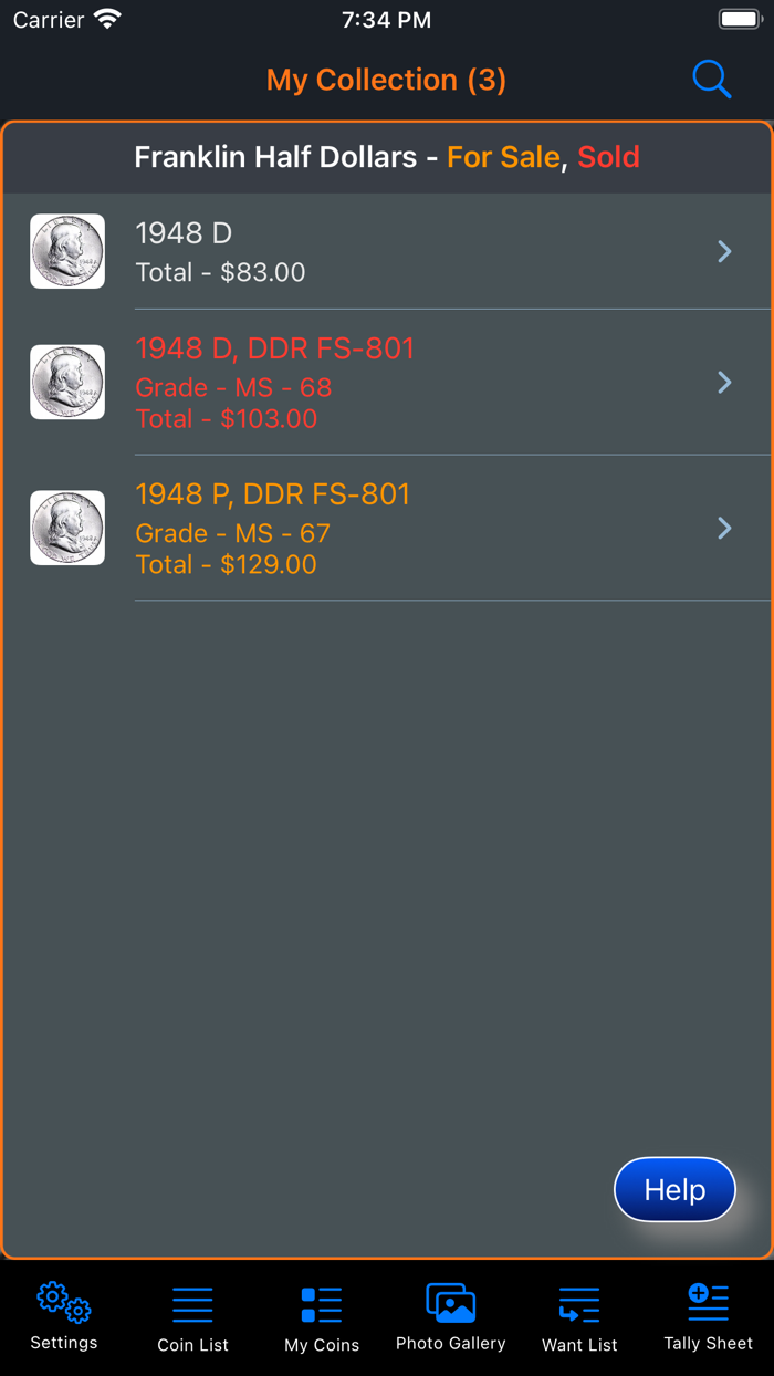 Franklin Half Collection