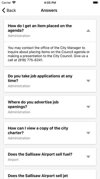 City of Sallisaw Screenshot