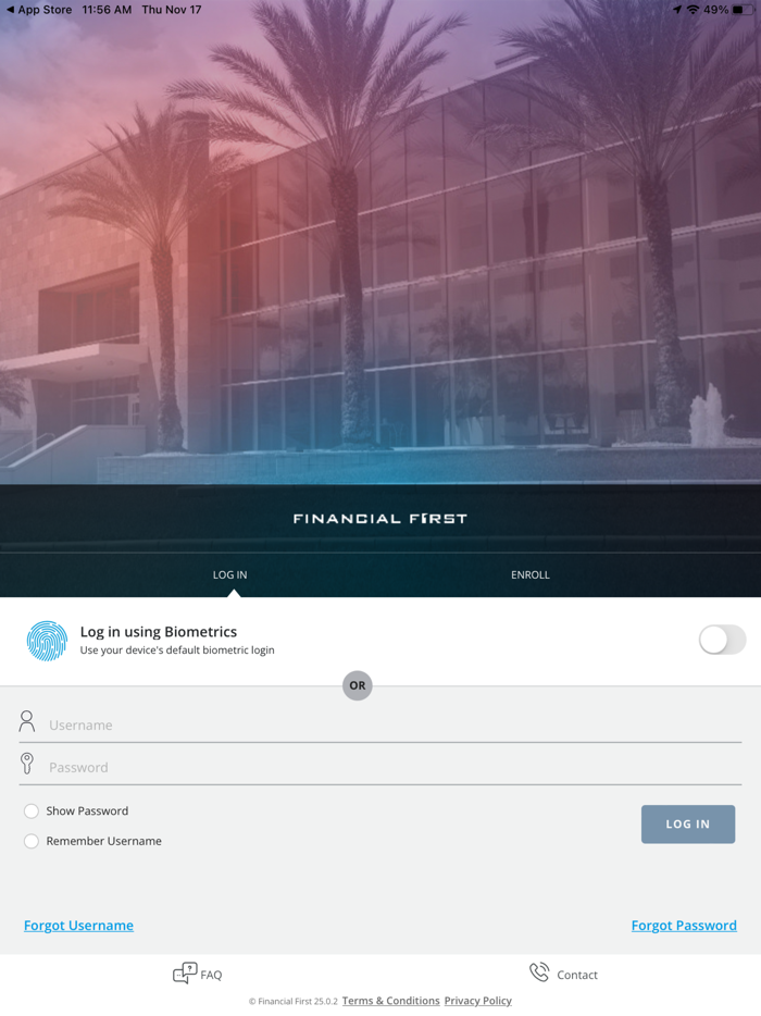 Financial First Card Manager