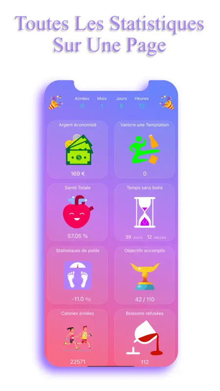 Arrêter l'alcool -EasyQuit Pro screenshot 1 of 10
