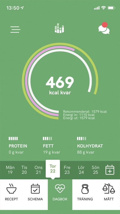 Nutrition Data Kost & Träning screenshot-3