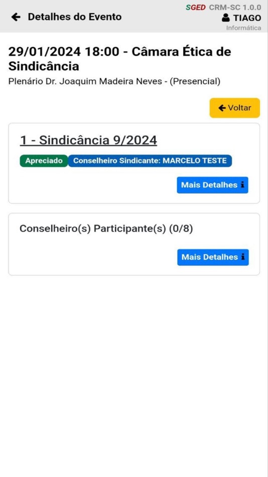 #7. SGED - CRMSC (iOS) بواسطة: Conselho Regional de Medicina do Estado de Santa Catarina - CRM-SC