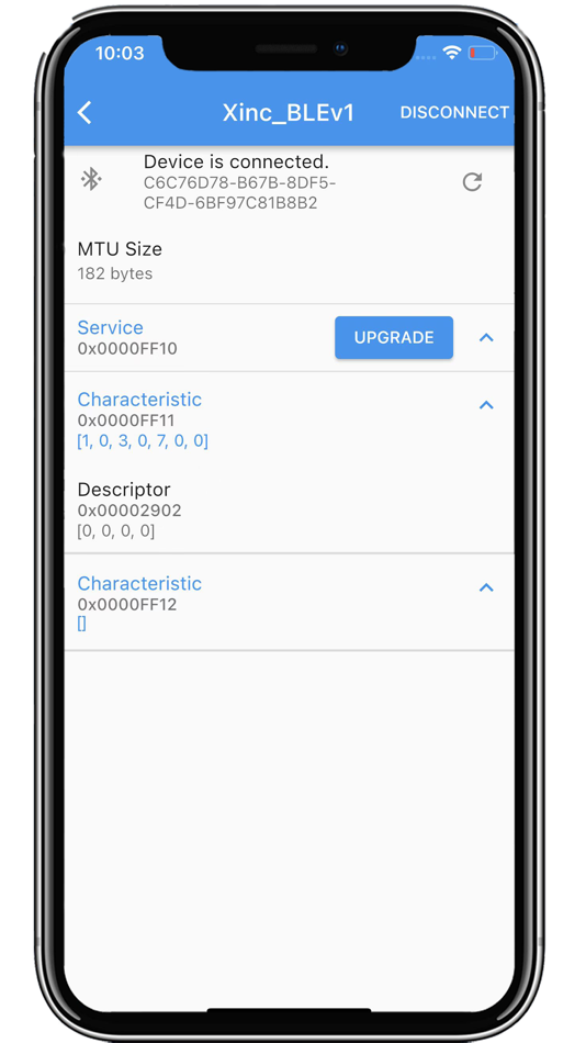 #2. BLE-OTA (iOS) 来自: 南京新向远微电子有限公司
